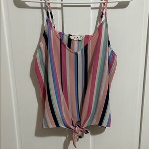 Colorful Striped Blouse